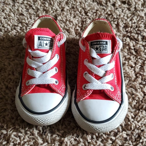 infant white converse size 6